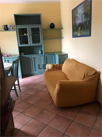 ingresso su soggiorno con angolo cottura